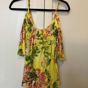Tracy Reese Yellow Floral Camisole